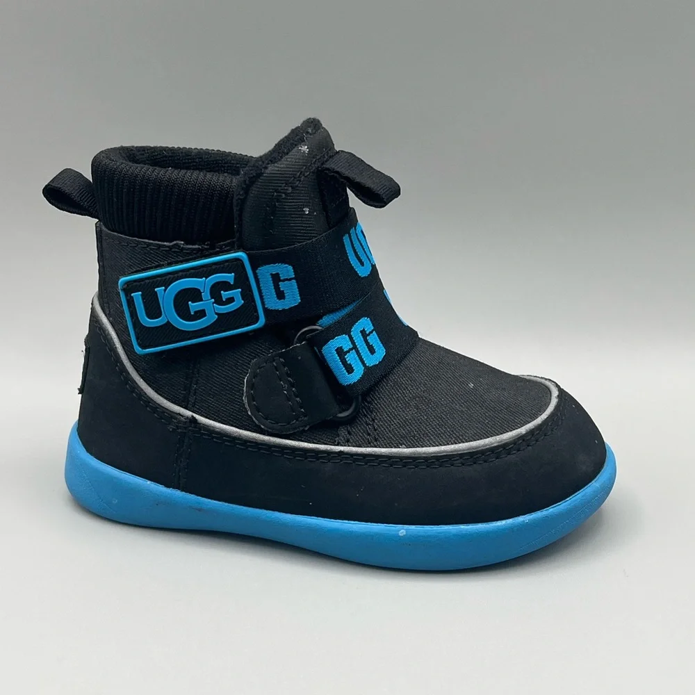 UGG Tabor Chukka Waterproof Black & Blue Snow Boots - Baby Toddler Size‎ 6